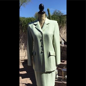St. John by Marie Gray Pale Green Suit